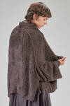 cardigan lungo e over, in maglia a filo lungo di seta - RUNDHOLZ 