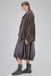 cardigan lungo e over, in maglia a filo lungo di seta - RUNDHOLZ 