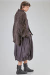 cardigan lungo e over, in maglia a filo lungo di seta - RUNDHOLZ 