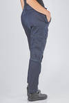 pantalone tipo jeans, asciutto, in denim sovra-tinto di cotone ed elastan - RUNDHOLZ DIP 