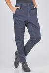 pantalone tipo jeans, asciutto, in denim sovra-tinto di cotone ed elastan - RUNDHOLZ DIP 