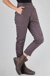 pantalone asciutto in denim sovratinto di cotone, canapa ed elastan - RUNDHOLZ DIP 