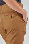 pantalone asciutto in denim sovratinto di cotone, canapa ed elastan - RUNDHOLZ DIP 