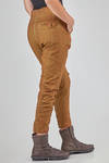 pantalone asciutto in denim sovratinto di cotone, canapa ed elastan - RUNDHOLZ DIP 