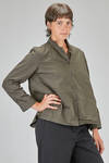 hip-lenght shirt, wide, in washed cotton poplin - BERGFABEL 