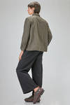 hip-lenght shirt, wide, in washed cotton poplin - BERGFABEL 