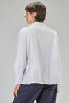 camicia al fianco, ampia, in popeline di cotone lavato - BERGFABEL 