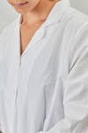 camicia al fianco, ampia, in popeline di cotone lavato - BERGFABEL 