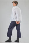 camicia al fianco, ampia, in popeline di cotone lavato - BERGFABEL 