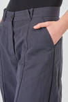 pantalone alla caviglia, morbido, in tela lavata di cotone e lino - BERGFABEL 