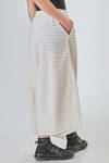 gonna/pantalone longuette, ampia, in maglia leggera di seta, lino e cotone - BOBOUTIC 