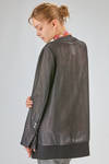 long and soft blouson of honey comb shape triacetate and polyester - SAPIO 