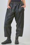 wide trousers in polyester twill and satin - COMME des GARÇONS - COMME des GARÇONS 