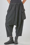 sarouel trousers in pinstriped lightweight techno polyester - COMME des GARÇONS - COMME des GARÇONS 