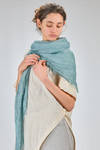 sciarpa ampia in voile di cotone melange - FORME D' EXPRESSION 