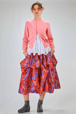 cardigan corto e asciutto in jersey di poliestere - COMME des GARÇONS - COMME des GARÇONS 