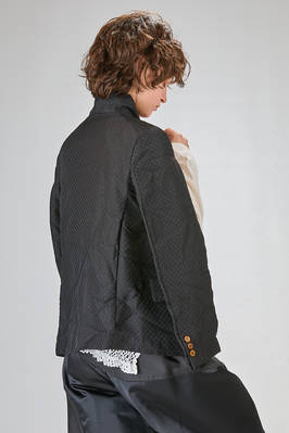 giacca al fianco, morbida, in jaquard leggero di poliestere e cotone - COMME des GARÇONS - COMME des GARÇONS 