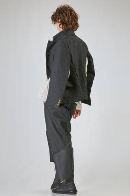 giacca al fianco, morbida, in jaquard leggero di poliestere e cotone - COMME des GARÇONS - COMME des GARÇONS 