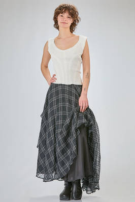 canottiera a bustier corta e asciutta in jersey pesante di cotone - MARC LE BIHAN 