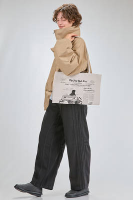 shopper bag, of printed cotton canvas - MELITTA BAUMEISTER 