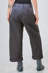 jeans style trousers of organic cotton and hemp tyed-and-dyed denim - ATELIER SUPPAN 
