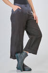 jeans style trousers of organic cotton and hemp tyed-and-dyed denim - ATELIER SUPPAN 