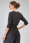 long and regular t-shirt of silk and cotton jersey - ALEKSANDR MANAMIS 