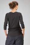 long and regular t-shirt of silk and cotton jersey - ALEKSANDR MANAMIS 