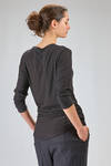 long and regular t-shirt of silk and cotton jersey - ALEKSANDR MANAMIS 