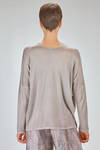 maglia al fianco, ampia, in maglia di seta sfumata - AVANT TOI 