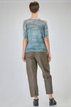hip length knit, soft, in gauzed blended linen and polyamide knit - F CASHMERE 