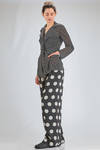 hip length jacket/shirt, slim fit, of polyester georgette with pois - JUNYA WATANABE 