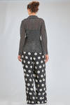hip length jacket/shirt, slim fit, of polyester georgette with pois - JUNYA WATANABE 