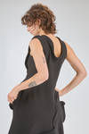 abito ‘sculpture’ sotto al ginocchio sfiancato in jersey di cotone e spandex - MELITTA BAUMEISTER 