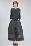 t-shirt basic al fianco in jersey leggerissimo di cotone doppiato sul davanti - MELITTA BAUMEISTER 