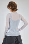t-shirt basic al fianco in jersey leggerissimo di cotone doppiato sul davanti - MELITTA BAUMEISTER 