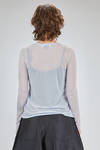 t-shirt basic al fianco in jersey leggerissimo di cotone doppiato sul davanti - MELITTA BAUMEISTER 