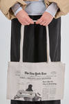 shopper bag, of printed cotton canvas - MELITTA BAUMEISTER 