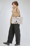 shopper bag, of printed cotton canvas - MELITTA BAUMEISTER 