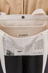 shopper bag, of printed cotton canvas - MELITTA BAUMEISTER 