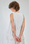 wide and flared salopette of washed cotton canvas - RUNDHOLZ DIP 
