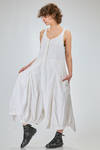wide and flared salopette of washed cotton canvas - RUNDHOLZ DIP 