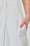 wide and flared salopette of washed cotton canvas - RUNDHOLZ DIP 