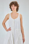 wide and flared salopette of washed cotton canvas - RUNDHOLZ DIP 