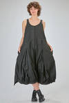 wide and flared salopette of washed cotton canvas - RUNDHOLZ DIP 