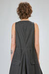 wide and flared salopette of washed cotton canvas - RUNDHOLZ DIP 
