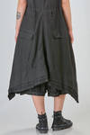 wide and flared salopette of washed cotton canvas - RUNDHOLZ DIP 