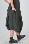wide and flared salopette of washed cotton canvas - RUNDHOLZ DIP 