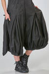 wide and flared salopette of washed cotton canvas - RUNDHOLZ DIP 