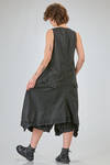 wide and flared salopette of washed cotton canvas - RUNDHOLZ DIP 
